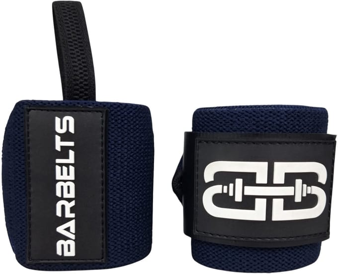 Barbelts Wrist wraps - Navy - 50cm