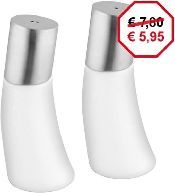 Peper &Amp; Zoutstrooier 10cm 115002