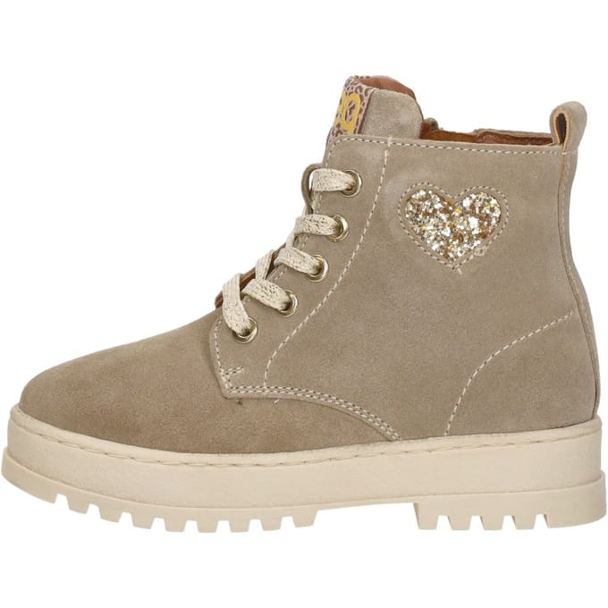 KEQ Veterschoen hoog Veterschoen hoog - Beige - Maat 24