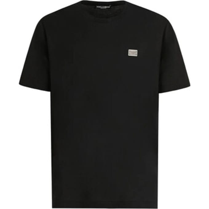 T-shirt Korte Mouw D&amp;G G8PT1T G7F2I BLACK