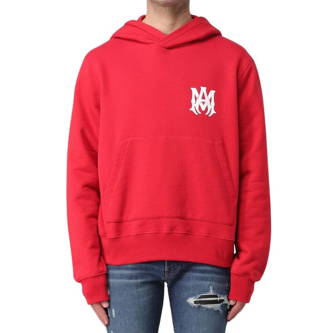 Amiri MA-logo rode hoodie