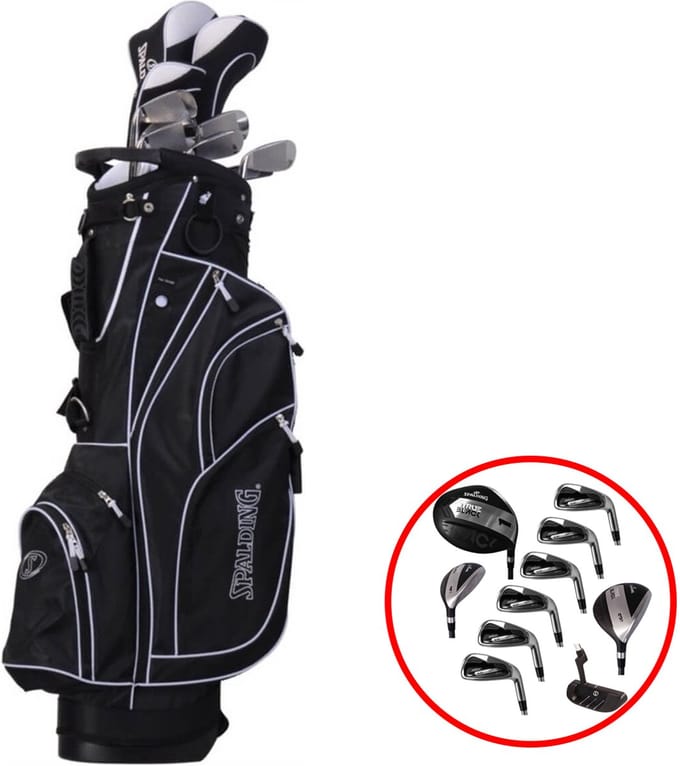 Spalding True Black 14-Delige Golfset (graphite shaft) - Cadeau