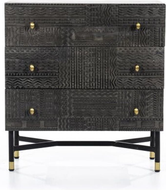 Kabinet Isa Donker Grijs 75 cm | Eleonora