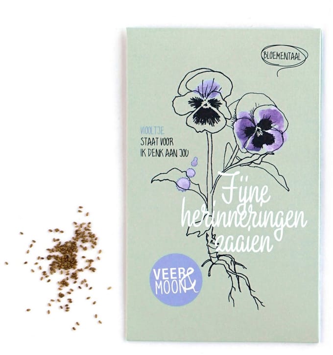 Bloemenzaden 'Fijne herinneringen zaaien'