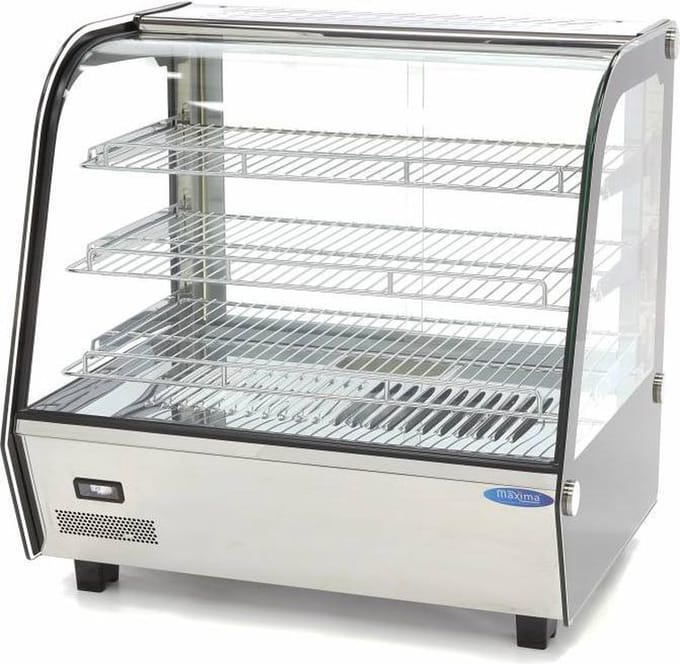 Warmhoudvitrine - 120 L - 67,8 cm - 3 Niveaus