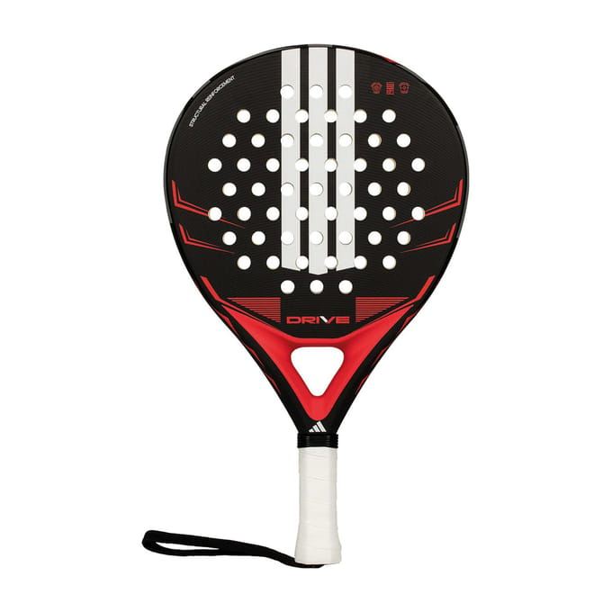 Adidas Drive Black 2026 Padelracket Heren - Zwart / Rood | Maat: UNI