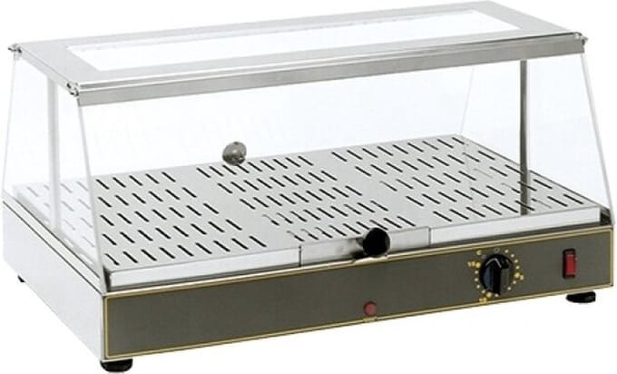 Rollergrill warmhoudvitrine - 350x590 mm (bxd)
