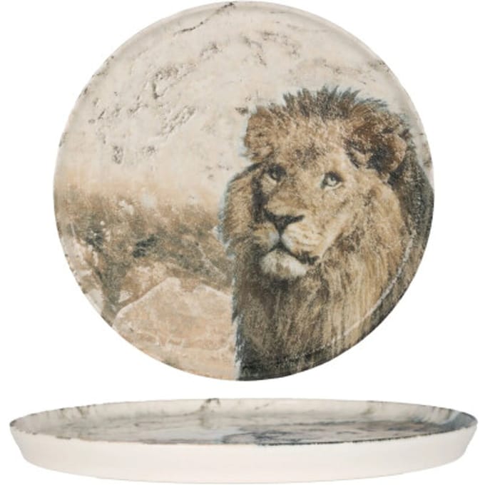 Rinart Dessertbord - Masahi - Porselein - 24 cm - set van 6