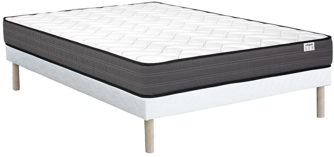 Vente-unique Set 160 x 200 cm bedbodem + matras met pocketveren - AMBRACIE van YSMÉE