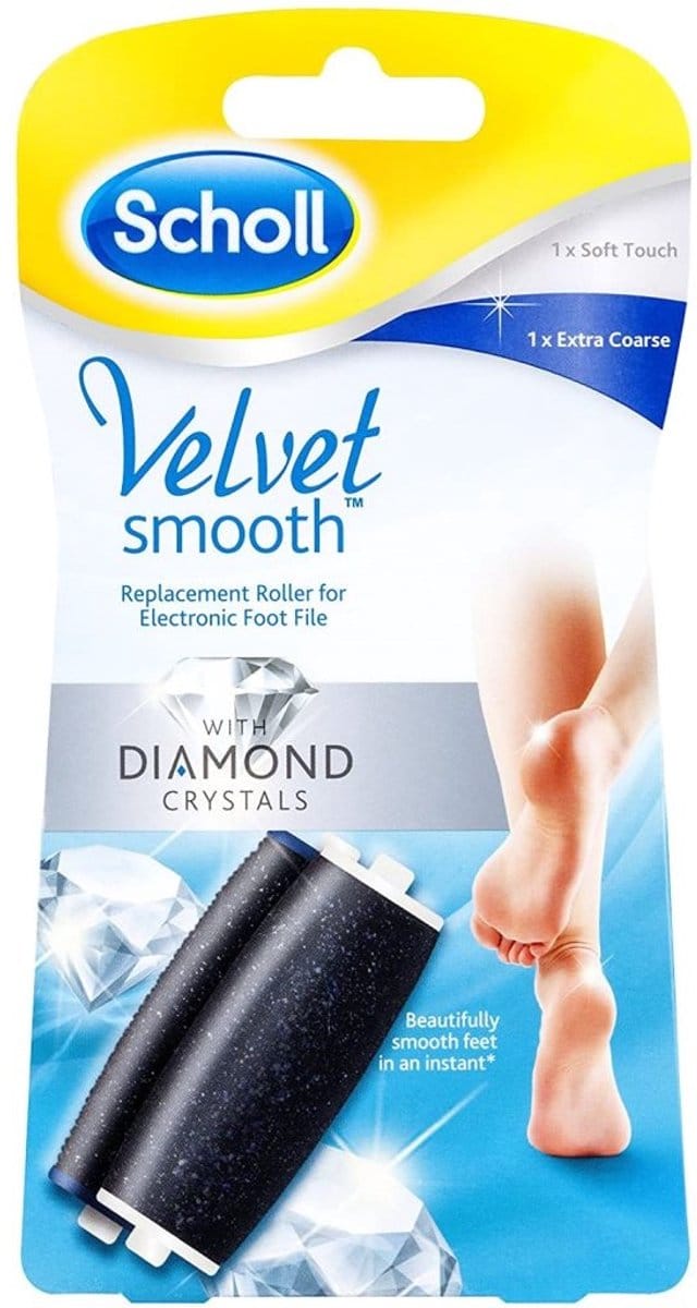 Scholl Velvet Smooth Express Pedi - 2 Verwisselbare Rollers