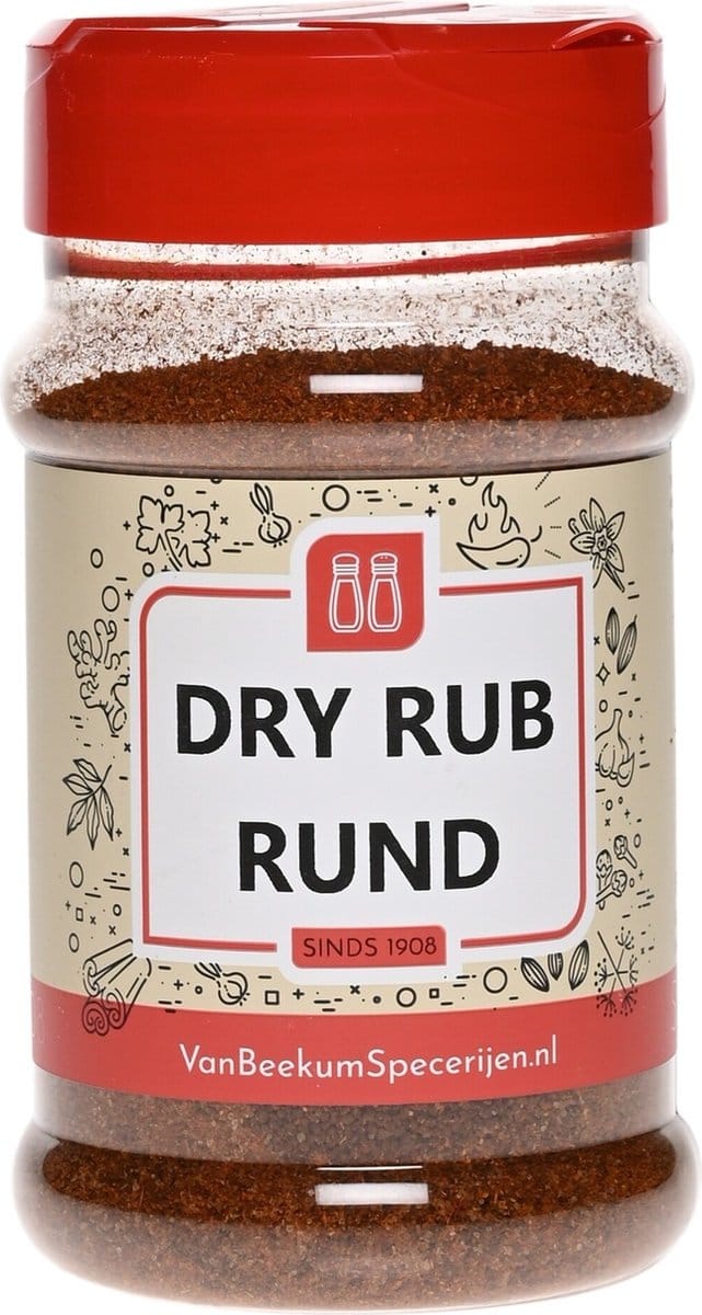 Van Beekum Specerijen - Dry Rub Rund - Strooibus 240 Gram