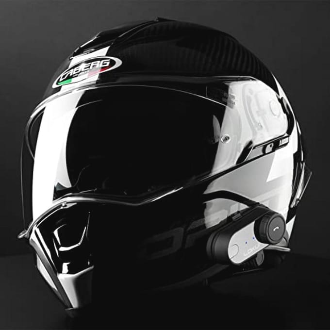 Motorintercomsysteem met Bluetooth en Ruisonderdrukking voor Motorhelm - Bereik 800m, 10 Uur Batterijduur