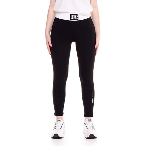 Legging Leone 1947 Woman Leggings Black Boring