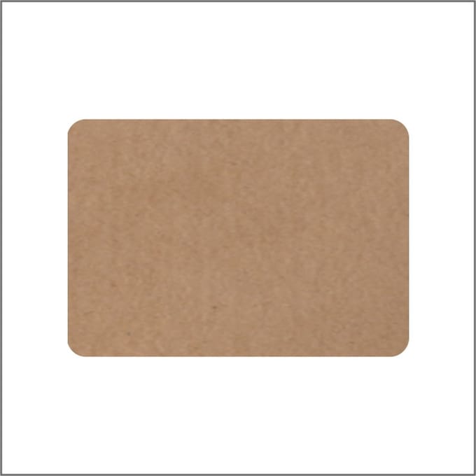 Sticker - "BRUIN (KRAFT)" - Etiketten - 36x25mm - 1000 Stuks - Sluitzegel - Sluitsticker - Premium Kwaliteit