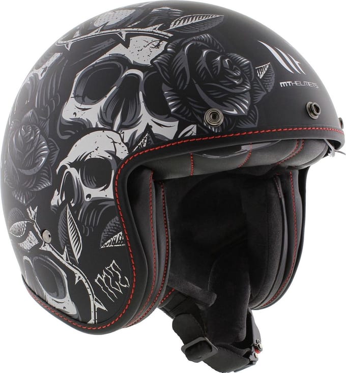 Helm MT Le Mans II Breakout mat grijs maat S