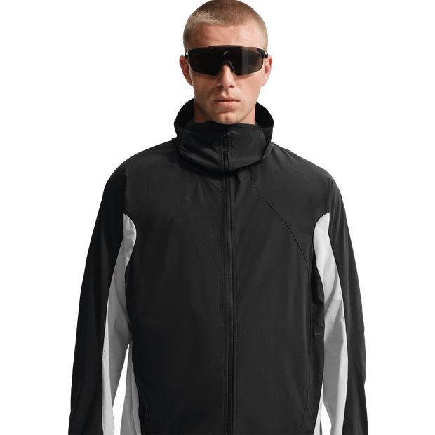 Nike Dri-FIT shell met lange mouwen voor heren Tech Helios - Zwart- Heren, Zwart M
