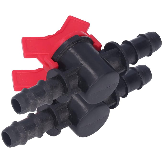 2 stuks Flow Control Valve Water Stop Controller Regulator ABS Schakelaar Accessoire Set Kit 12mm 0.47in