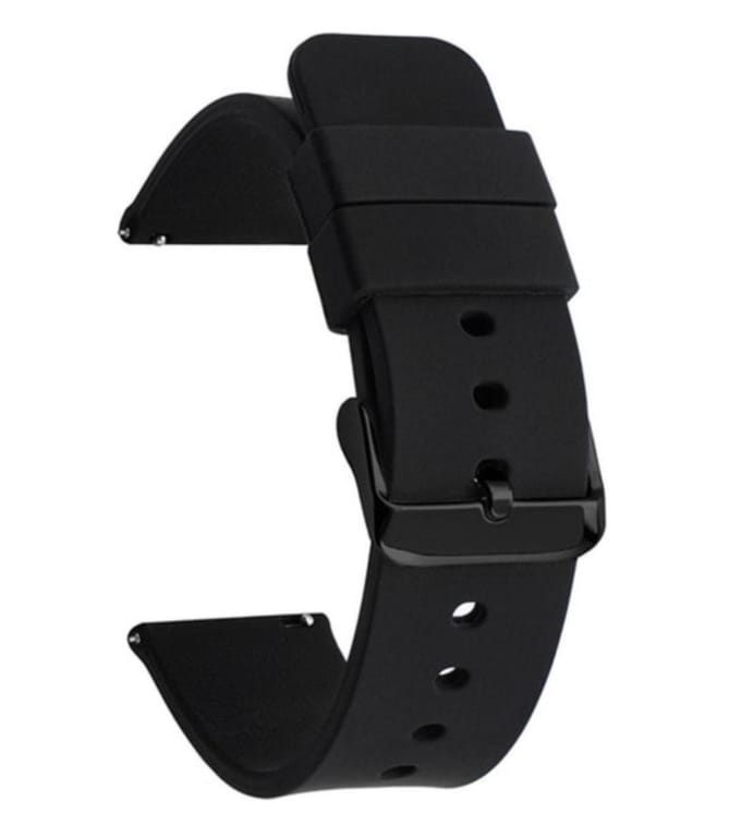 Horlogeband - British Elegance Watchstraps - 22MM - Siliconen