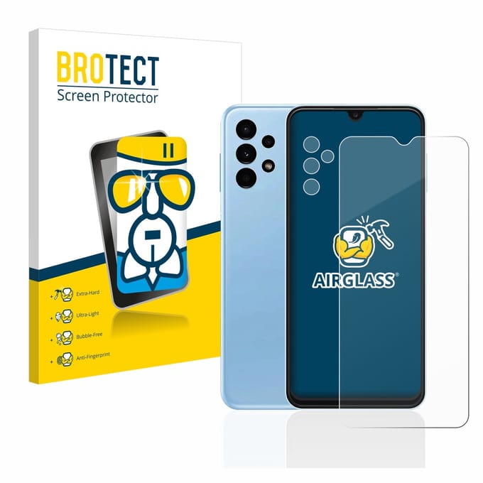 Screenprotector voor Samsung Galaxy A13 (Voor+Camera) Beschermglas transparant