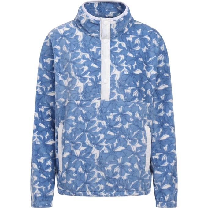 Trespass Dames Breker Fleece Top (Coastal Blue)
