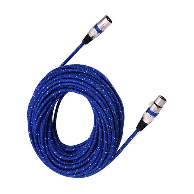 XLR Male naar Female Plug Balance 3pin Microfoon MIC o Kabel 20 meter 2 meters