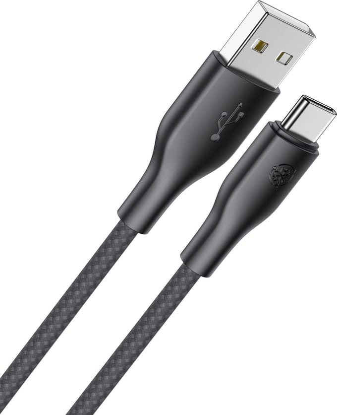 USB naar USB C Kabel 1 Meter - Fast Charge - USB-C Oplader Kabel - Geschikt voor Samsung Kabel - Zwart
