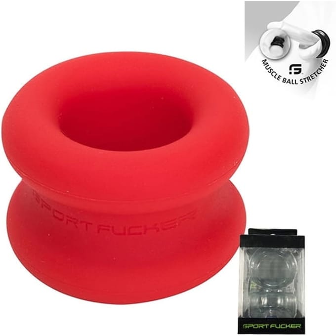 Sport Fucker Muscle Ball Stretcher - Rood