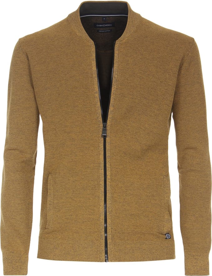 CASAMODA Vest Melange Geel - Maat 3XL - Heren