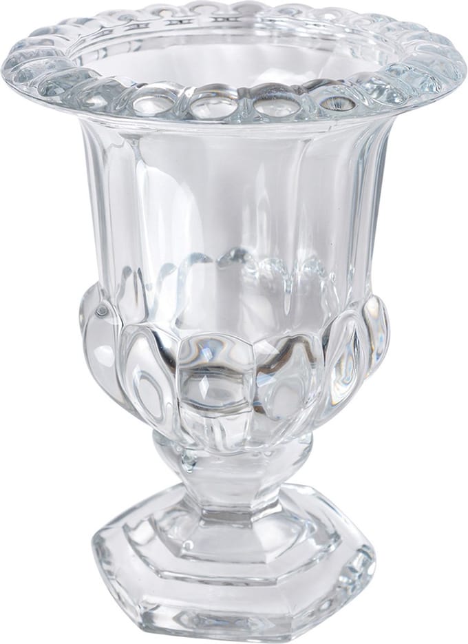 Clayre & Eef Vaas Ø 15x20 cm Transparant Glas