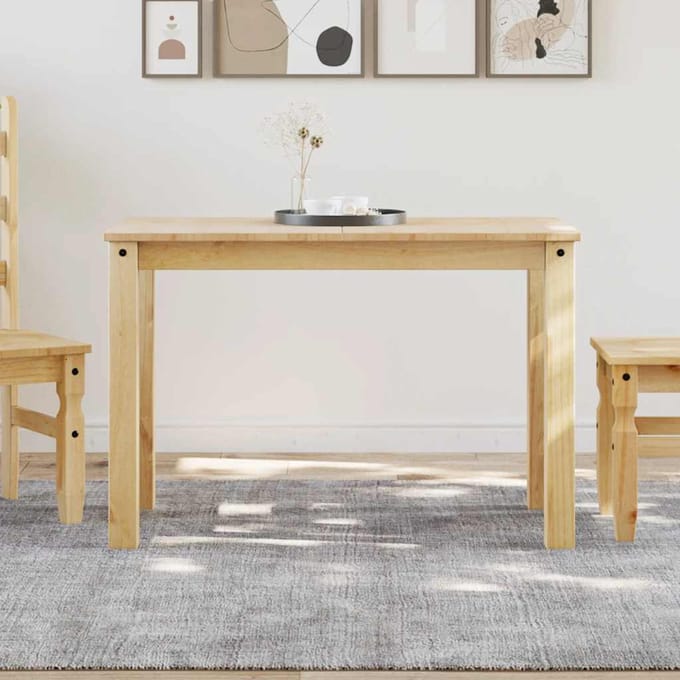vidaXL - Eettafel - PANAMA - 112x60x75 - cm - massief - grenenhout