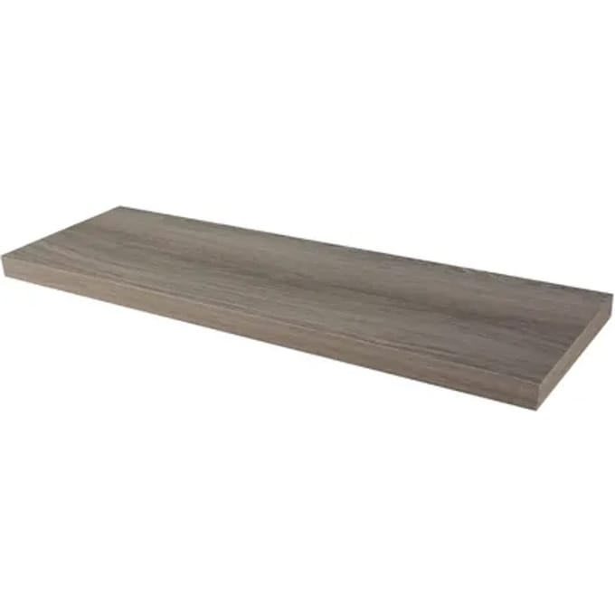Duraline Wandplank Xl4 Grijs Eik 38mm 80x23,5cm
