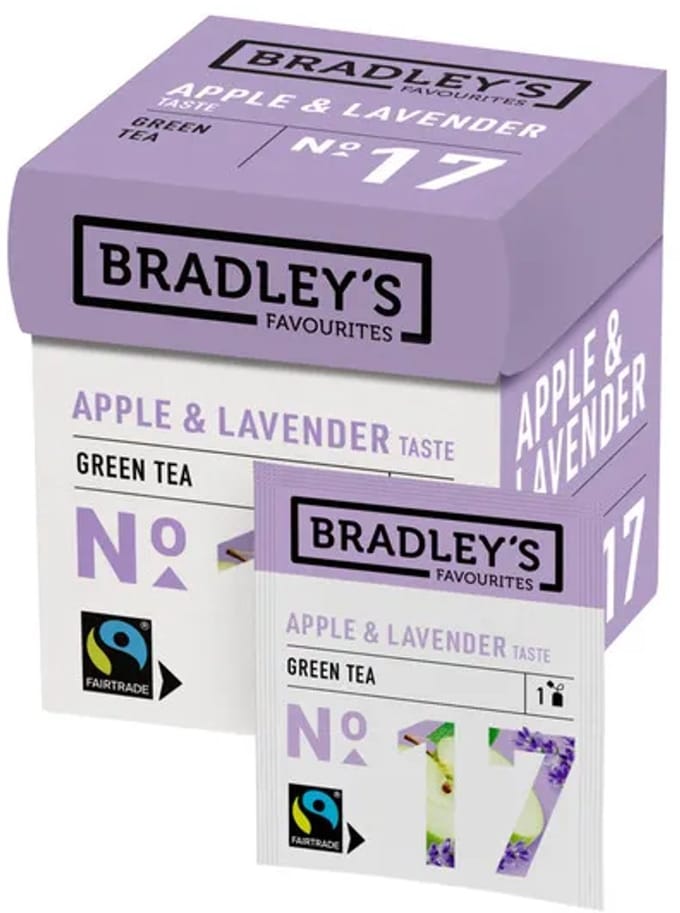 Bradley’s Favourites Green Tea Apple Lavender No. 17 (72x 1,75g)