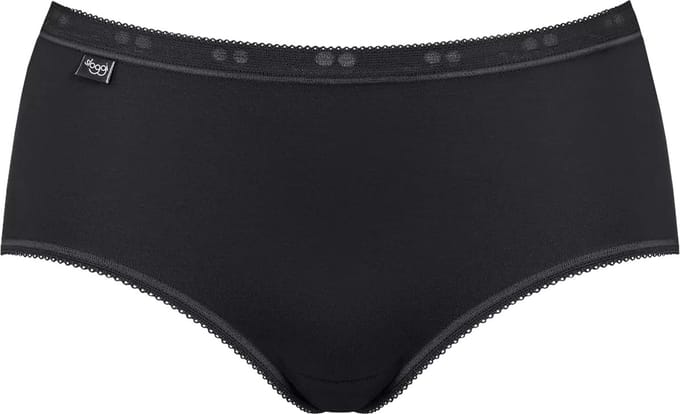 Sloggi Women Basic+ Midi (1-pack) - dames slip - zwart