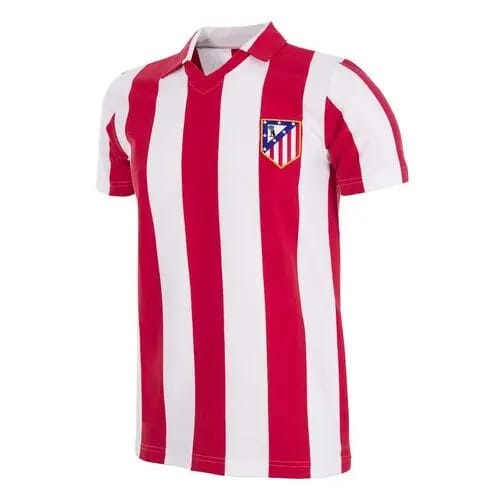 COPA - Atletico Madrid 1985/86 Retro Voetbalshirt - Heren - L