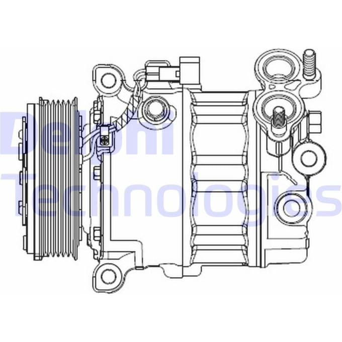 Compressor airconditioning DELPHI CS20512