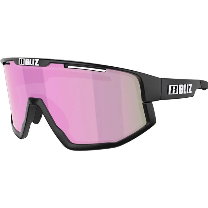 Bliz Fusion Small Sportbril Matte Black/ Brown&Rose Mirror - OZB7013-01