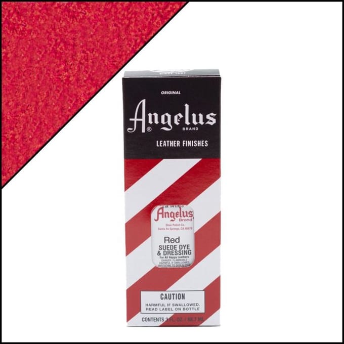 Angelus Suède Dye - Indringverf - voor suède stoffen - 90 ml - Rood