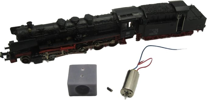 Micromotor NF007 N ombouwset voor Fleischmann BR50 Kabinentender