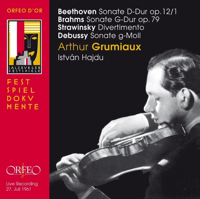 Istan Hajdu Arthur Grumiau - Beethoven, Strawinsky+; Grumiaux (CD)