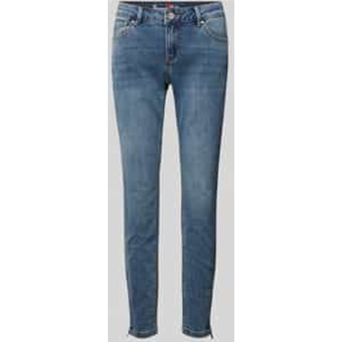 Skinny fit jeans met viscose-aandeel model 'Italy'