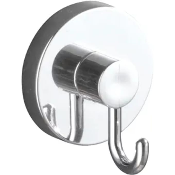 Wenko Haakset Vacuum-loc Rond 2 Stuks Zelfklevend Chroom