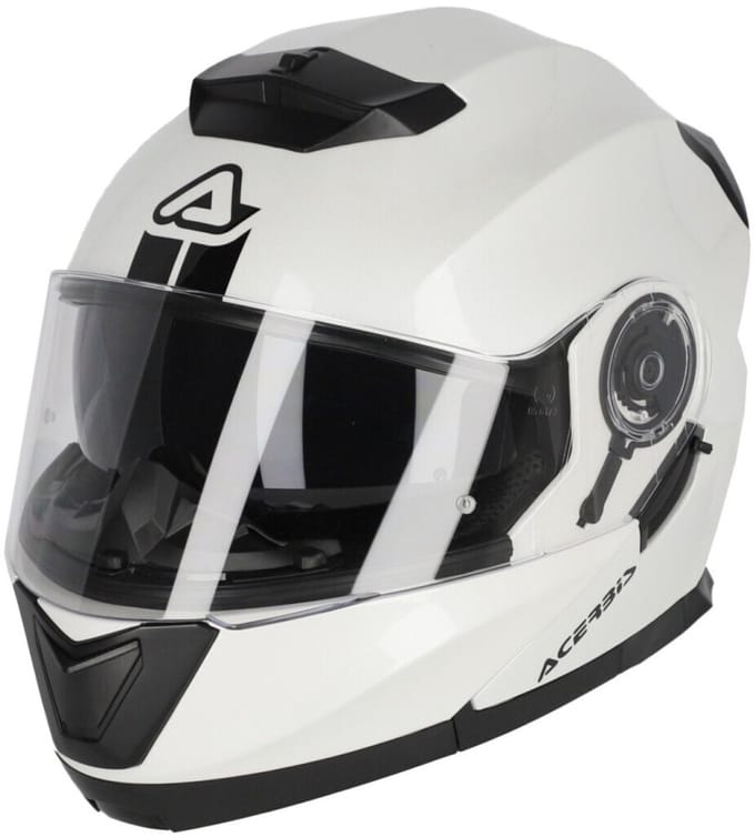 Acerbis Serel Solid Wit Systeemhelm - Helm