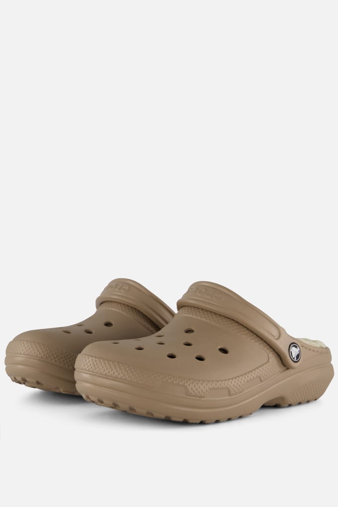 Crocs Classic Fuzz Lined Clog Instappers Senior