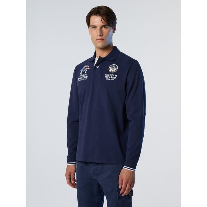 North Sails Polo Shirt Archivering met lange mouwen