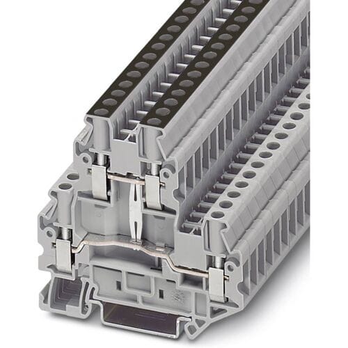 Phoenix Contact 3046809 Doorgangsserieklem 6.2 mm Schroeven Grijs 50 stuk(s)