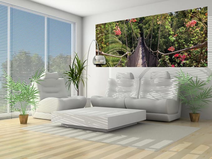 Flowers Forest Nature Photo Wallcovering