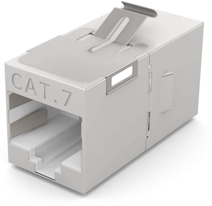 Keystone Module RJ45 Koppeling Cat7 - Adapter Patchpaneel en Netwerkdoos