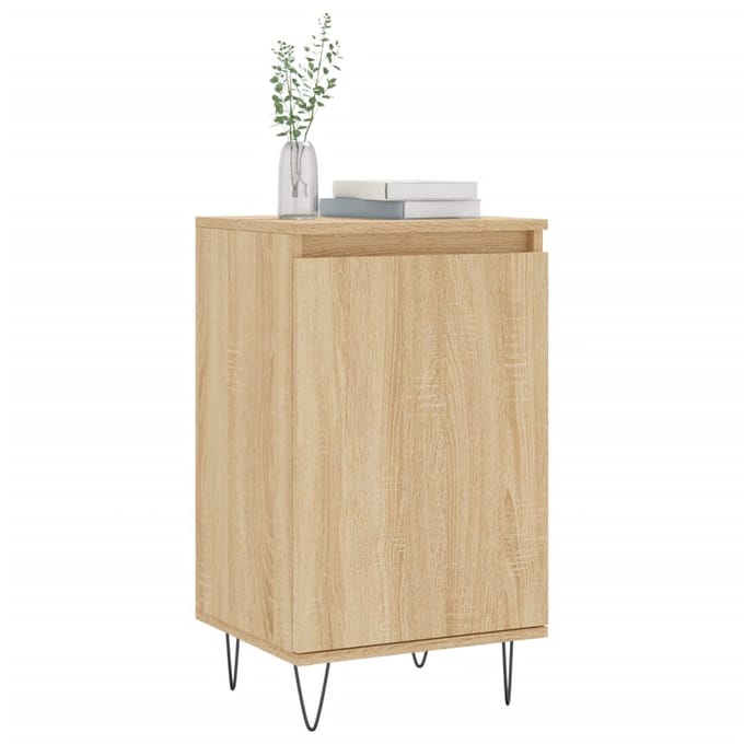 vidaXL - Dressoirs - 2 - st - 40x35x70 - cm - bewerkt - hout - sonoma - eikenkleurig