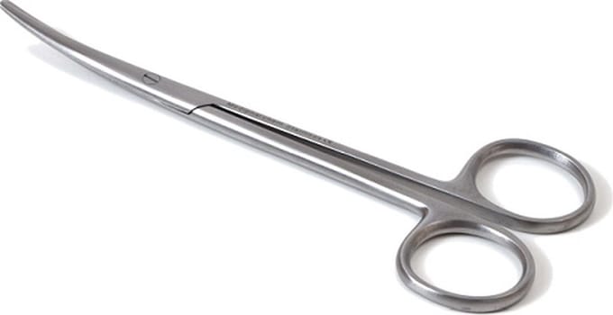 Metzenbaum prepareerschaar RVS gebogen 23 cm Medipharchem - RVS - Rechtshandig - Metzenbaum gebogen