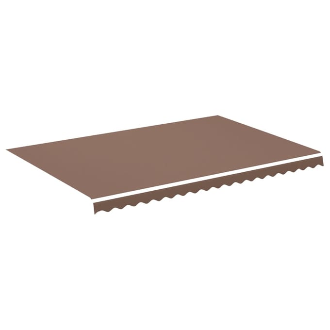 vidaXL - Vervangingsdoek - voor - luifel - 450x300 - cm - polyester - bruin